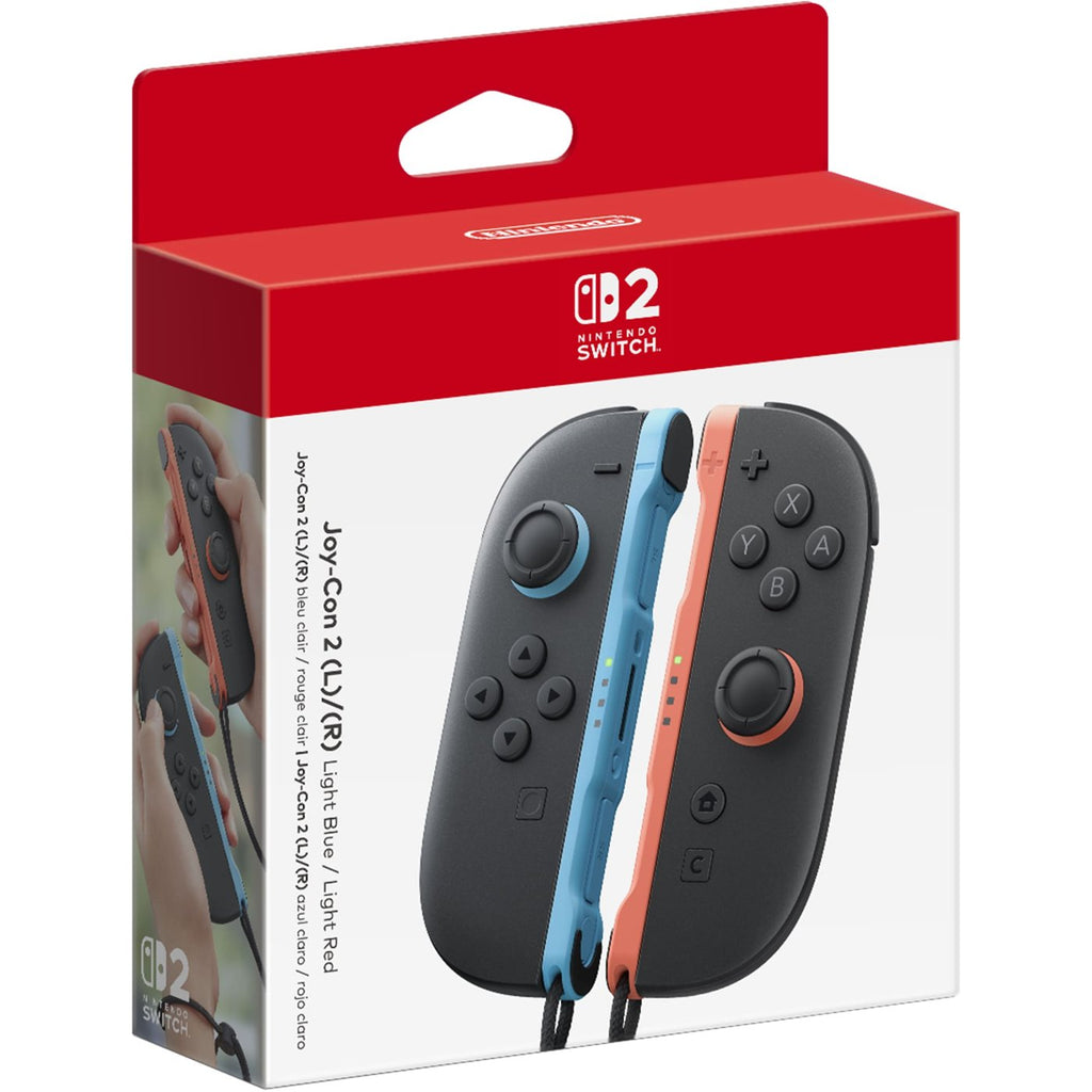 Joy-Con 2-controllere i lyseblå og lyserød