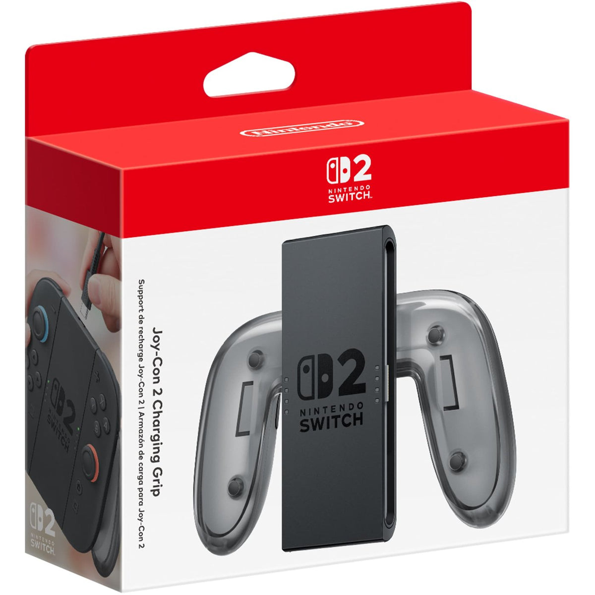Joy-Con 2-opladningsgreb i sort finish