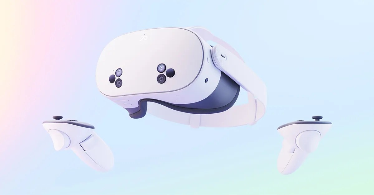 Meta Quest 3S VR-headset med controllere
