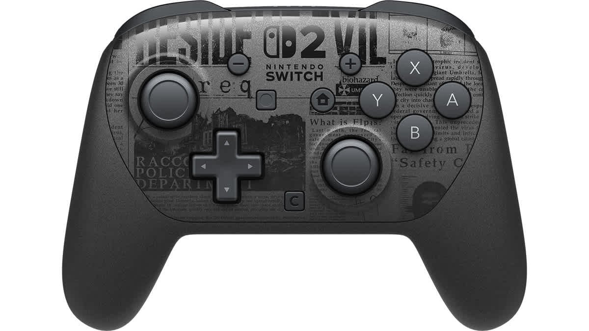 Switch 2 Pro Controller Resident Evil Requiem Edition